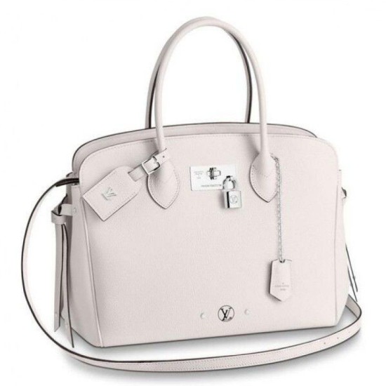 Replicas Louis Vuitton Bolso Milla MM Blanco Veau Nuage M55024 Baratos Imitacion