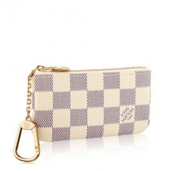 Replicas Louis Vuitton Bolso para llaves Damier Azur N62659 Baratos Imitacion