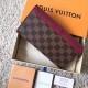 Replicas Louis Vuitton Cartera Clapton Damier Ebene N64448 Baratos Imitacion