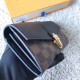 Replicas Louis Vuitton Cartera Clapton Damier Ebene N64449 Baratos Imitacion