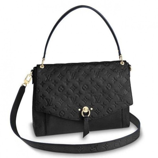 Replicas Louis Vuitton Bolso Blanche Negro Monogram Empreinte M43616 Baratos Imitacion