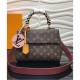 Replicas Louis Vuitton Cluny BB Mongram Canvas M43982 Marrón Baratos Imitacion