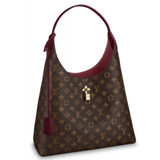 Replicas Louis Vuitton Flor Hobo Monogram Lienzo M43547 Baratos Imitacion