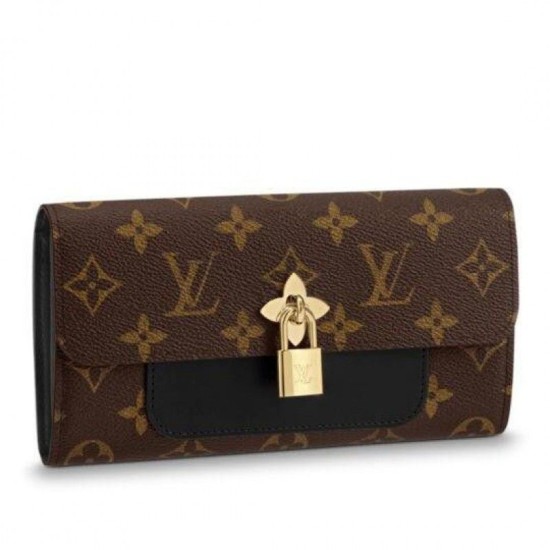 Replicas Louis Vuitton Flor Monedero Lona Monogram  M62577 Baratos Imitacion