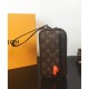 Replicas Louis Vuitton Hombre Virgil Abhol Cadena Embrague M44458 Marrón Baratos Imitacion