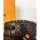 Replicas Louis Vuitton Hombre Virgil Abhol Cadena Embrague M44458 Marrón Baratos Imitacion