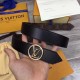 Replicas Louis Vuitton Circle Cinturón reversible de 35 mm M9935U Baratos Imitacion