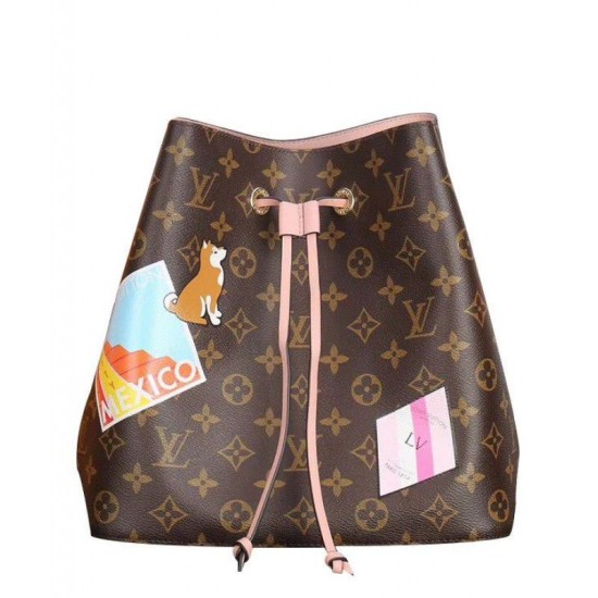 Replicas Louis Vuitton Neonoe Bucket Bag Pink Baratos Imitacion