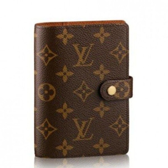 Replicas Louis Vuitton pequeño anillo Agenda cubierta monogram lienzo R20005 Baratos Imitacion