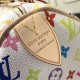 Replicas Louis Vuitton Speedy 30 Bag White Monogram Multicolore M92643 Baratos Imitacion