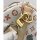 Replicas Louis Vuitton Speedy 30 Bandouliere M44401 Blanco Baratos Imitacion