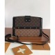 Replicas Louis Vuitton Trunk Clutch M43596 Marrón Baratos Imitacion