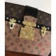 Replicas Louis Vuitton Trunk Clutch M43596 Marrón Baratos Imitacion