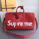 Replicas Louis Vuitton x Supreme Keepall 45 Bandouliere M53419 Baratos Imitacion