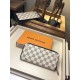 Replicas Louis Vuitton Zippy Monedero Vertical Damier Coastline N62632 Baratos Imitacion