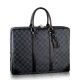 Replicas Louis Vuitton Bolsas Porte Documents Voyage Damier Graphite N41125 Baratos Imitacion