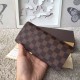 Replicas Louis Vuitton Brazza Cartera Damier Ebene N60017 Baratos Imitacion