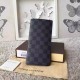 Replicas Louis Vuitton Brazza Cartera Damier Graphite N62665 Baratos Imitacion