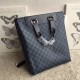 Replicas Louis Vuitton Cabas Jour Damier Cobalt N42223 Baratos Imitacion