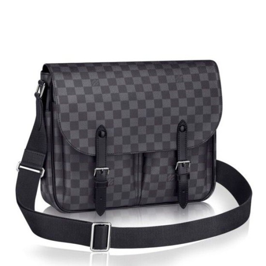 Replicas Louis Vuitton Christopher Messenger Damier Graphite N41500 Baratos Imitacion