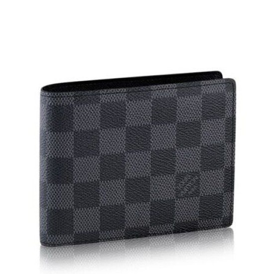 Replicas Louis Vuitton Florin Cartera Damier Graphite N63074 Baratos Imitacion