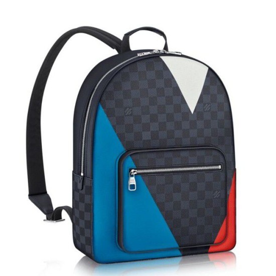 Replicas Louis Vuitton Josh Mochila Damier Cobalt N41612 Baratos Imitacion