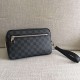 Replicas Louis Vuitton Kasai Clutch Damier Graphite N41664 Baratos Imitacion