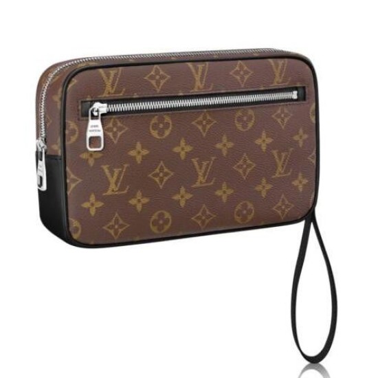 Replicas Louis Vuitton Kasai Clutch Monogram Macassar M42838 Baratos Imitacion