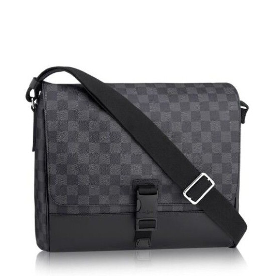 Replicas Louis Vuitton Messenger MM Damier Graphite N41458 Baratos Imitacion