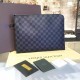 Replicas Louis Vuitton Pochette Jour GM Damier Graphite N41501 Baratos Imitacion