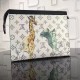 Replicas Louis Vuitton Pochette Voyage MM Monogram Animals M66929 Baratos Imitacion