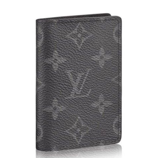 Replicas Louis Vuitton Pocket Organizer Monogram Eclipse M61696 Baratos Imitacion