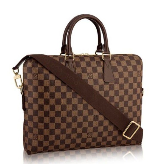 Replicas Louis Vuitton Porte Documents Jour Damier Ebene N42242 Baratos Imitacion