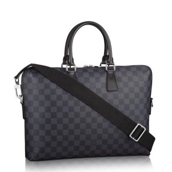 Replicas Louis Vuitton Porte Documents Jour Damier Graphite N48224 Baratos Imitacion