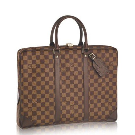 Replicas Louis Vuitton Porte Documents Voyage Damier Ebene N41124 Baratos Imitacion