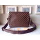 Replicas Louis Vuitton Shelton MM Damier Ebene Canvas N41149 Baratos Imitacion