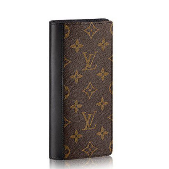 Replicas Louis Vuitton Tanon Cartera Monogram Macassar M93800 Baratos Imitacion