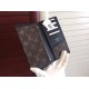 Replicas Louis Vuitton Tanon Cartera Monogram Macassar M93800 Baratos Imitacion