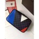 Replicas Louis Vuitton Toiletries Pouch Regatta Damier Cobalt N41608 Baratos Imitacion