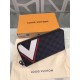 Replicas Louis Vuitton Zippy Organizer Damier Cobalt N64013 Baratos Imitacion