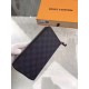 Replicas Louis Vuitton Zippy Organizer Damier Cobalt N64013 Baratos Imitacion