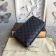 Replicas Louis Vuitton Zippy XL Cartera Damier Graphite N41503 Baratos Imitacion