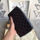 Replicas Louis Vuitton Zippy XL Cartera Damier Graphite N41503 Baratos Imitacion