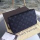 Replicas Louis Vuitton Zippy XL Cartera Monogram Eclipse M61698 Baratos Imitacion