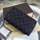 Replicas Louis Vuitton Zippy XL Cartera Monogram Eclipse M61698 Baratos Imitacion