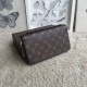 Replicas Louis Vuitton Zippy XL Cartera Monogram Macassar M61506 Baratos Imitacion