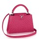 Replicas Louis Vuitton Capucines BB Bolsa de avestruz N92341 Baratos Imitacion