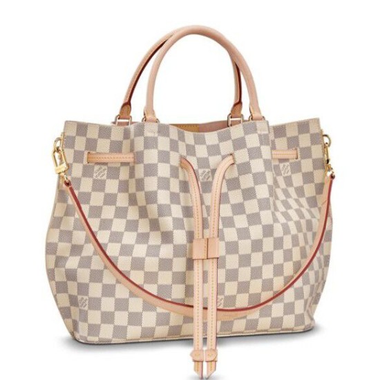 Replicas Louis Vuitton Bolso de Girolata Damier Azur N41579 Baratos Imitacion