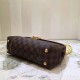 Replicas Louis Vuitton Caissa embrague Damier Ebene N41597 Baratos Imitacion