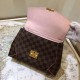 Replicas Louis Vuitton Caissa embrague Damier Ebene N41597 Baratos Imitacion